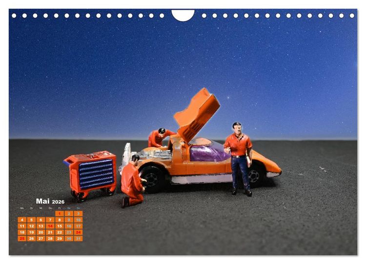 Produktbild: Helden der Sandkiste (Wandkalender 2026 DIN A4 quer), CALVENDO Monatskalender