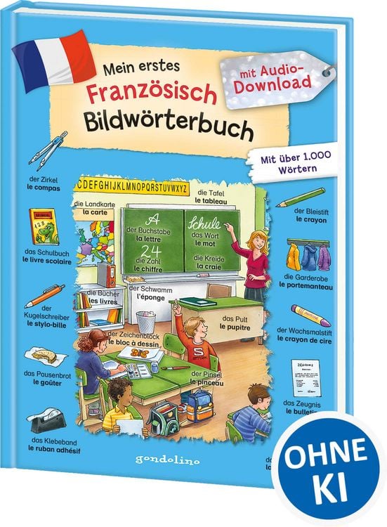 Produktbild: Mein erstes Franz&ouml;sisch Bildw&ouml;rterbuch mit Audio-Download