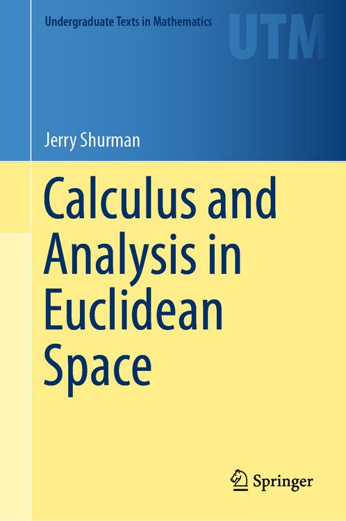 Produktbild: Calculus and Analysis in Euclidean Space