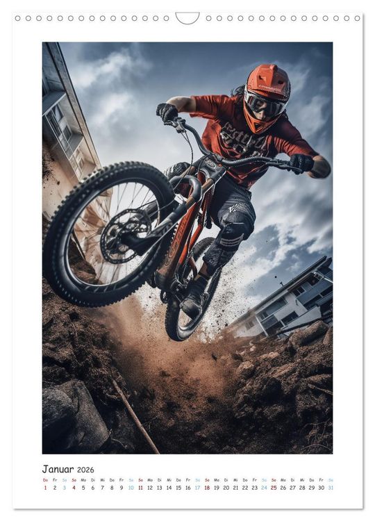Produktbild: BMX Action (Wandkalender 2026 DIN A3 hoch), CALVENDO Monatskalender