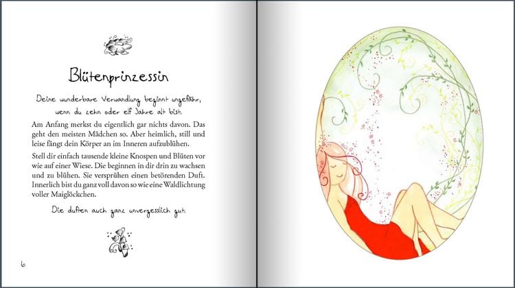 Produktbild: Vom M&auml;dchen zur Frau - Ein m&auml;rchenhaftes Bilderbuch f&uuml;r alle M&auml;dchen, die ihren K&ouml;rper neu entdecken