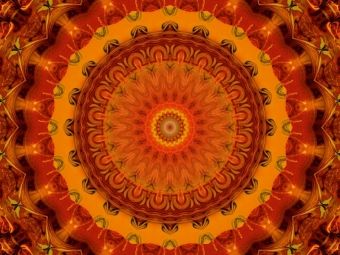 Produktbild: Mandala Buddhas Gold (Puzzle)