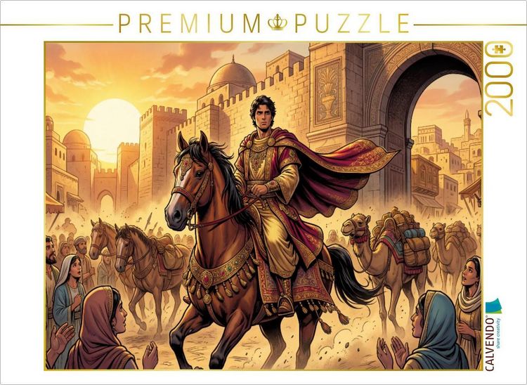 Produktbild: CALVENDO Puzzle Ben Hur kehrt reich und m&auml;chtig zur&uuml;ck | 2000 Teile Lege-Gr&ouml;&szlig;e 90x67cm Foto-Puzzle f&uuml;r gl&uuml;ckliche Stunden