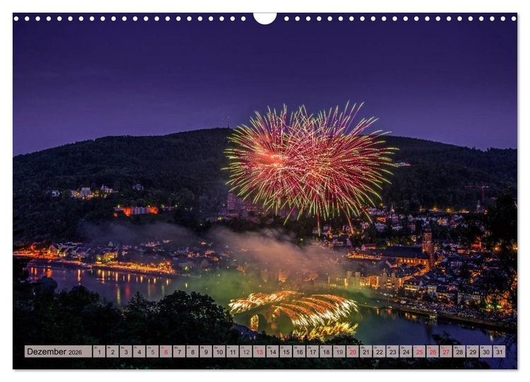 Produktbild: Heimweh nach Heidelberg - Die romantische Stadt am Neckar (Wandkalender 2026 DIN A3 quer), CALVENDO Monatskalender