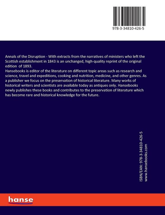 Produktbild: Annals of the Disruption