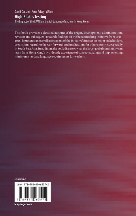 Produktbild: High-Stakes Testing