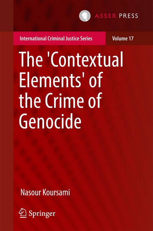 Produktbild: The 'Contextual Elements' of the Crime of Genocide