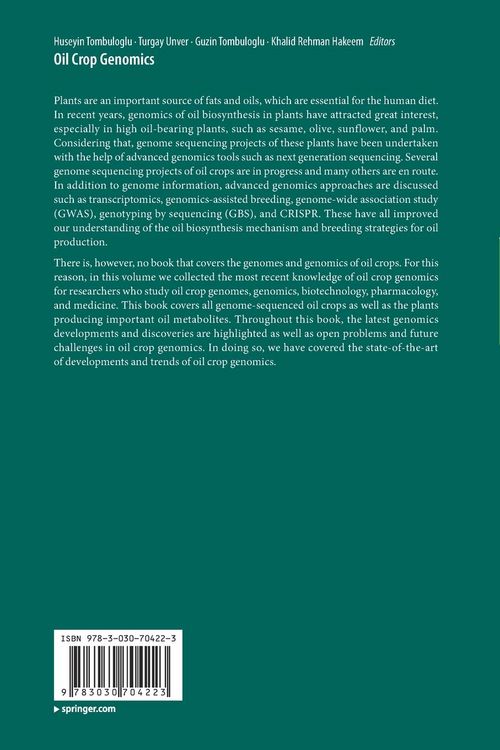 Produktbild: Oil Crop Genomics
