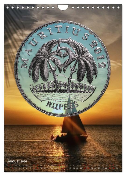 Produktbild: M&uuml;nzen - Geld aus aller Welt (Wandkalender 2026 DIN A4 hoch), CALVENDO Monatskalender