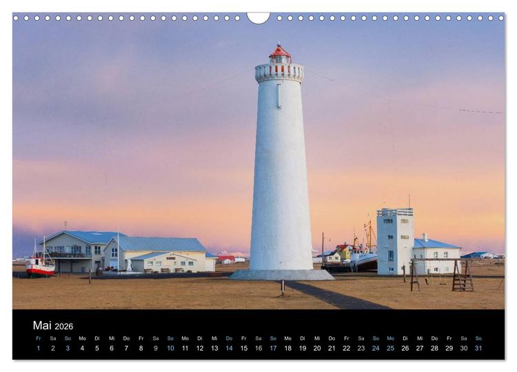 Produktbild: Traumziel Island 2026 (Wandkalender 2026 DIN A3 quer), CALVENDO Monatskalender