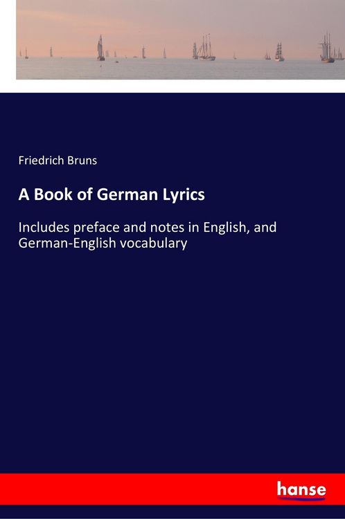 Produktbild: A Book of German Lyrics