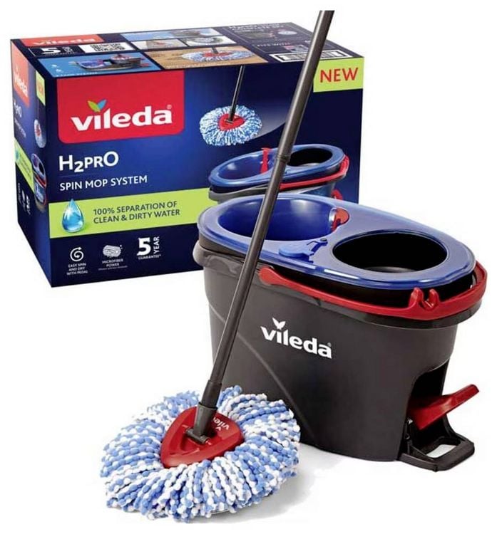 Produktbild: Vileda 178333 H2PRO Spin Mop Bodenwischer 1St.