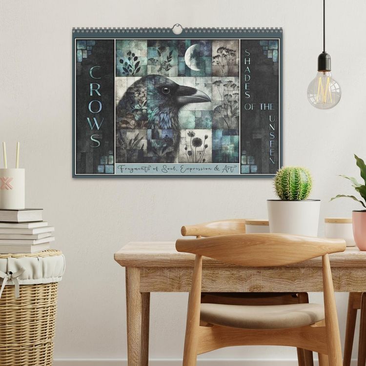Produktbild: Crows. Shades of the Unseen. Art. (Wall Calendar 2026 DIN A3 landscape), CALVENDO 12 Month Wall Calendar
