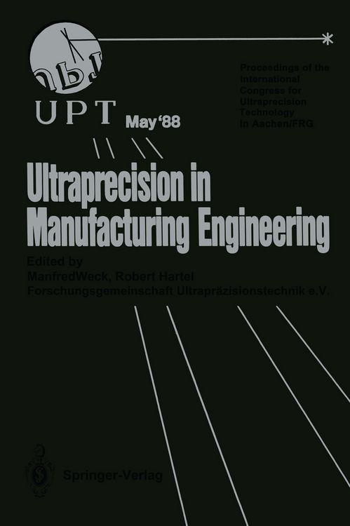 Produktbild: Ultraprecision in Manufacturing Engineering