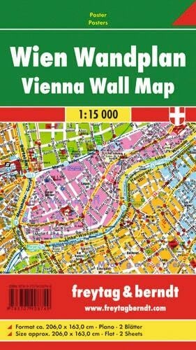 Produktbild: freytag & berndt Poster Wien Wandplan 1:15.000
