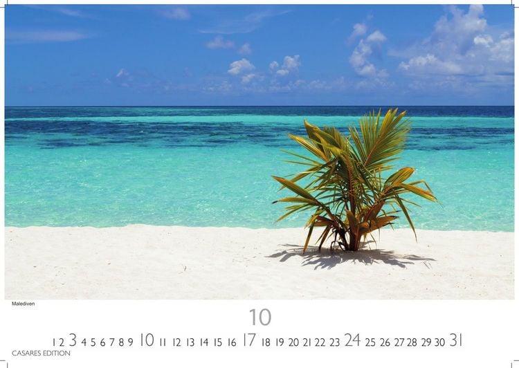 Produktbild: Trauminseln Kalender 2027 &ndash; Wandkalender | Fotokalender Naturkalender 35x50cm - Hochwertige Fotos von den sch&ouml;nsten Trauminseln weltweit &ndash; perfekt f&uuml;r Natur- und Reiseenthusiasten.