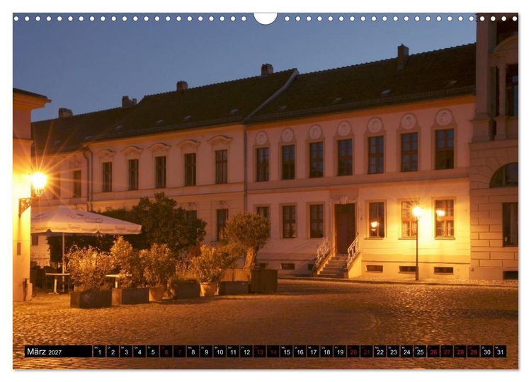 Produktbild: Potsdam zwischen Nacht und blauer Stunde (Wandkalender 2027 DIN A3 quer), CALVENDO Monatskalender