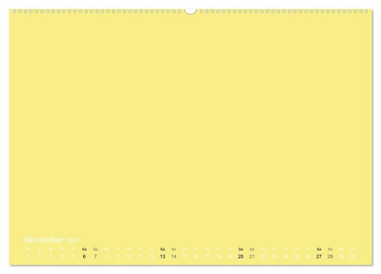 Produktbild: Bastelkalender - Gelb (Wandkalender 2027 DIN A2 quer), CALVENDO Monatskalender