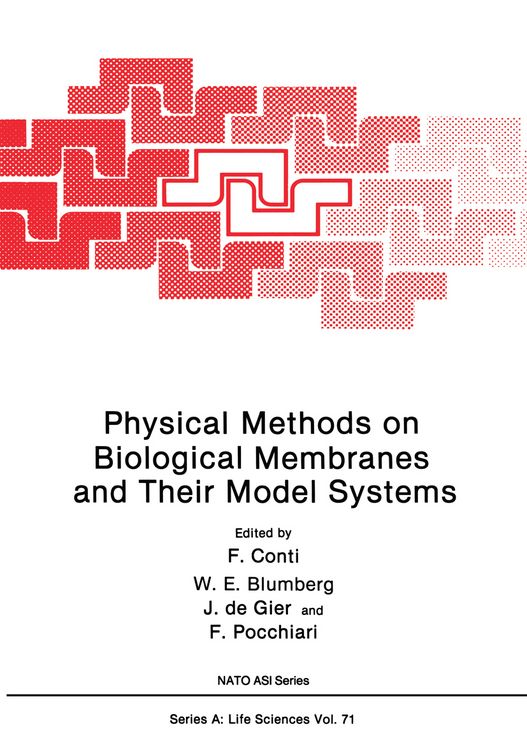 Produktbild: Physical Methods on Biological Membranes and Their Model Systems
