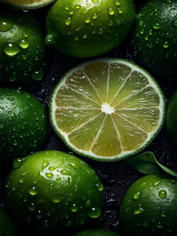 Produktbild: CALVENDO Puzzle Limetten | 1000 Teile Lege-Gr&ouml;&szlig;e 64x48cm Foto-Puzzle f&uuml;r gl&uuml;ckliche Stunden