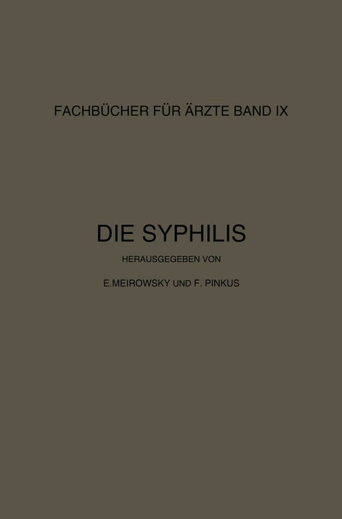 Produktbild: Die Syphilis