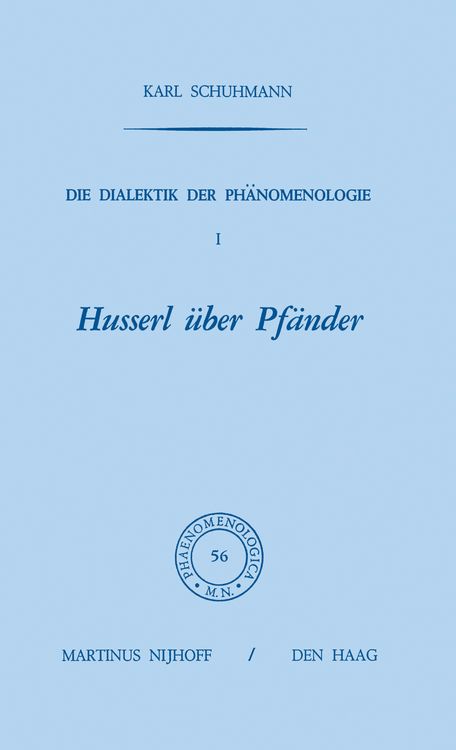 Produktbild: Die Dialektik der Ph&auml;nomenologie I