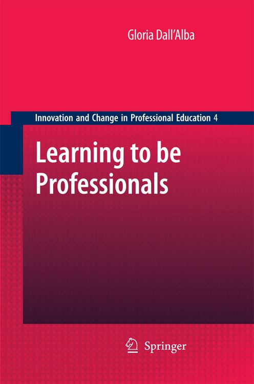 Produktbild: Learning to be Professionals