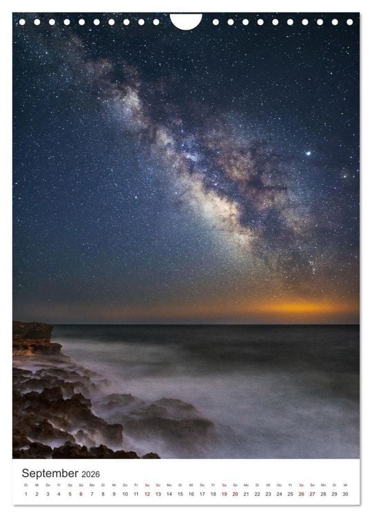 Produktbild: Milchstra&szlig;e - Unsere faszinierende Galaxie. (Wandkalender 2026 DIN A4 hoch), CALVENDO Monatskalender