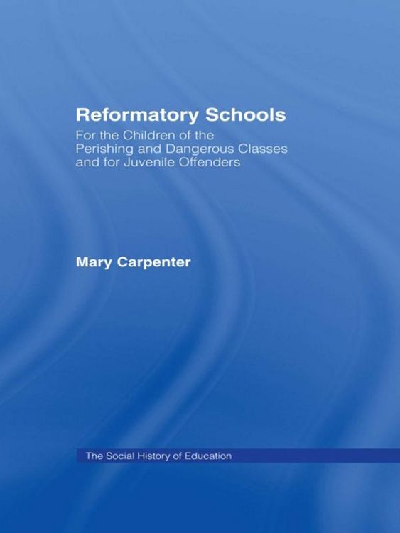 Produktbild: Reformatory Schools (1851)