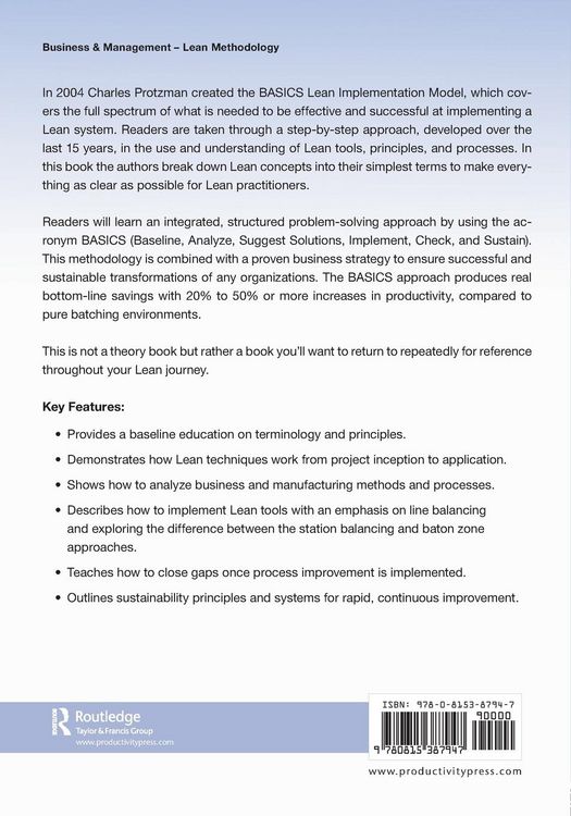 Produktbild: The BASICS Lean(TM) Implementation Model