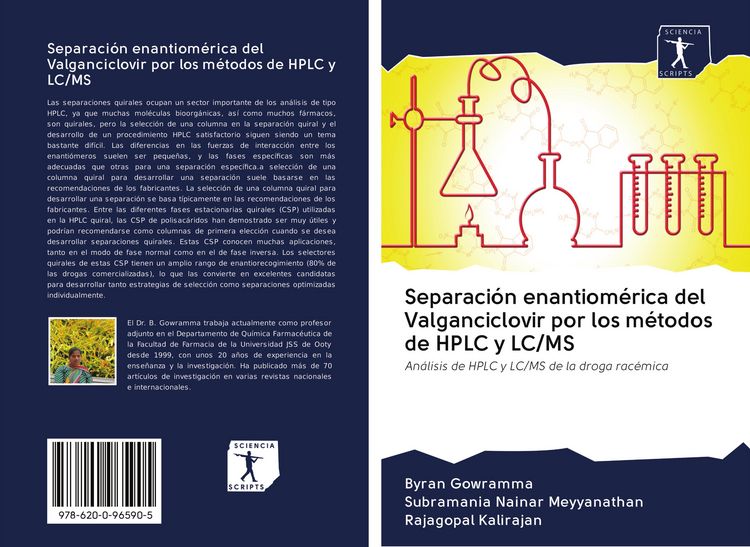 Produktbild: Separaci&oacute;n enantiom&eacute;rica del Valganciclovir por los m&eacute;todos de HPLC y LC/MS