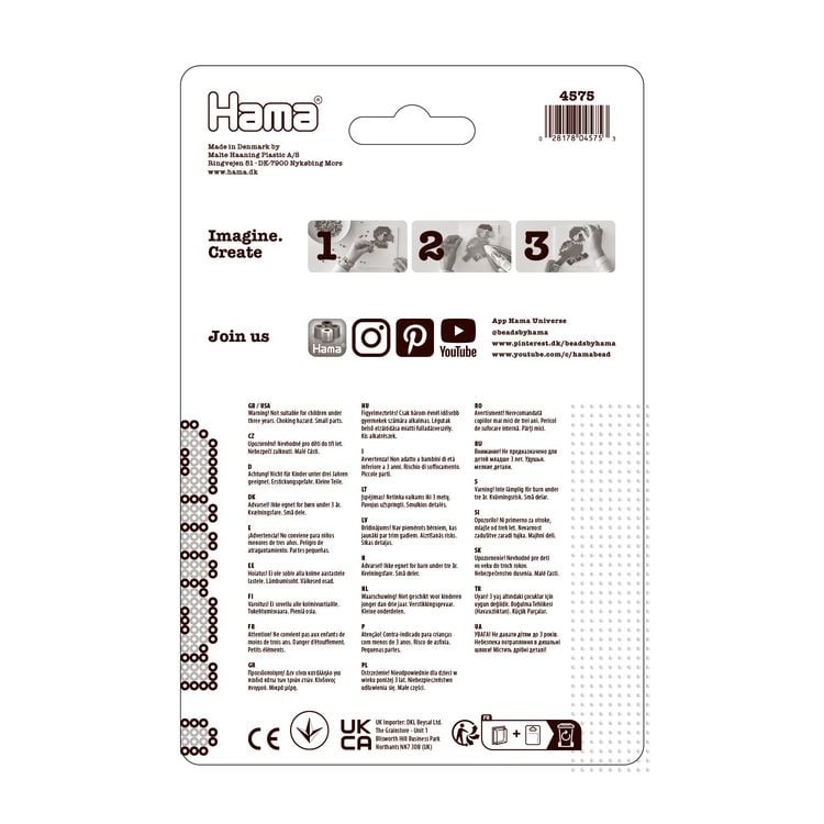 Produktbild: Hama Stiftplatten midi Seepferd/Meerjungfrau/Sechseck 3 St&uuml;ck