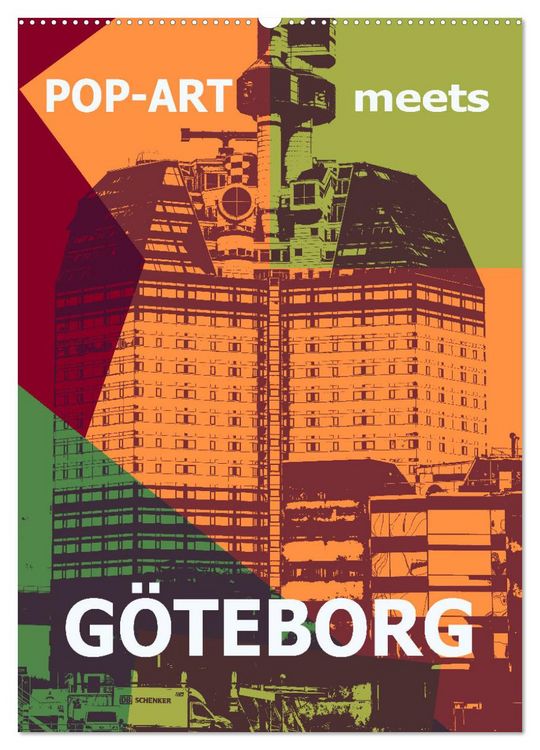 Produktbild: POP-ART meets G&ouml;teborg (Wandkalender 2026 DIN A2 hoch), CALVENDO Monatskalender