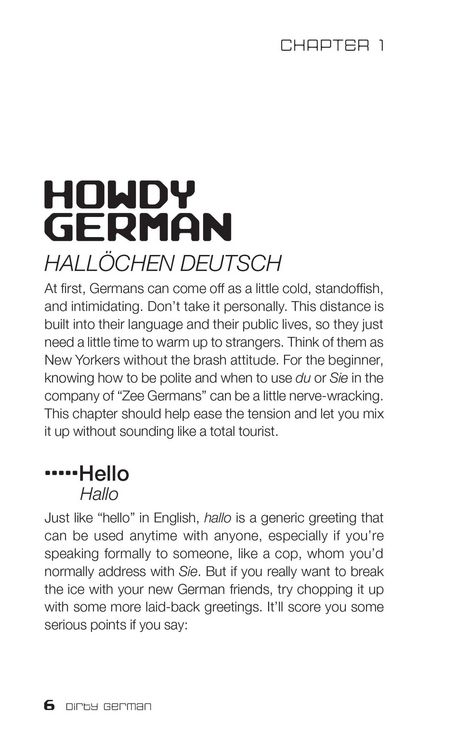 Produktbild: Chaffey, D: Dirty German: Second Edition