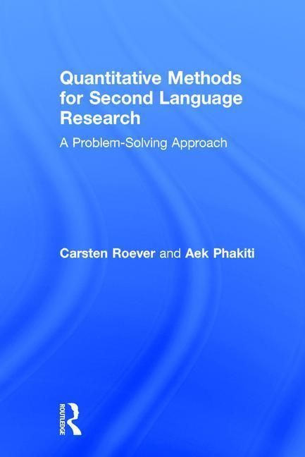Produktbild: Roever, C: Quantitative Methods for Second Language Research