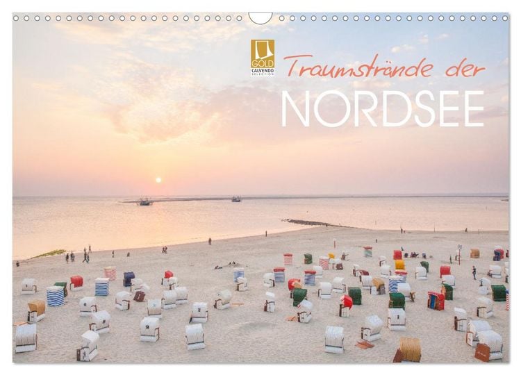 Produktbild: Traumstr&auml;nde der Nordsee (Wandkalender 2026 DIN A3 quer), CALVENDO Monatskalender