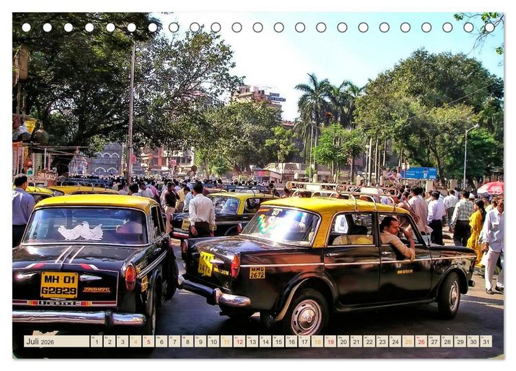 Produktbild: Hallo Taxi - einmal um die Welt (Tischkalender 2026 DIN A5 quer), CALVENDO Monatskalender