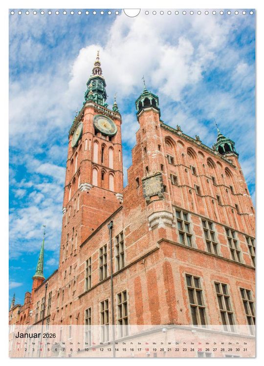 Produktbild: Danzig - Historische Altstadt (Wandkalender 2026 DIN A3 hoch), CALVENDO Monatskalender