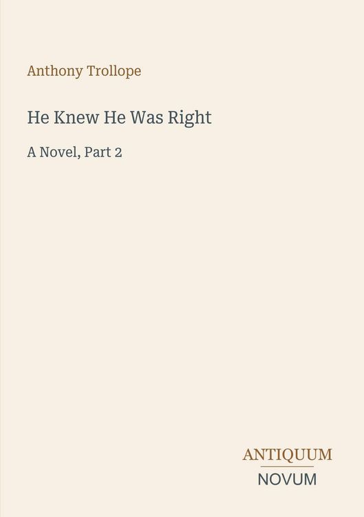 Produktbild: He Knew He Was Right