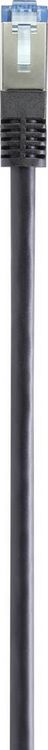 Produktbild: Renkforce RF-4673688 RJ45 Patchkabel CAT 6a S/FTP 2.00m Schwarz UV-Best&auml;ndig 1St.