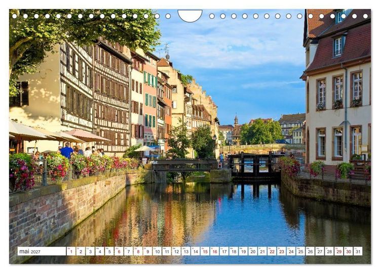 Produktbild: Strasbourg - Ville d'histoire et de charme au c&oelig;ur de l'Europe (Calendrier mural 2027 DIN A4 vertical), CALVENDO calendrier mensuel