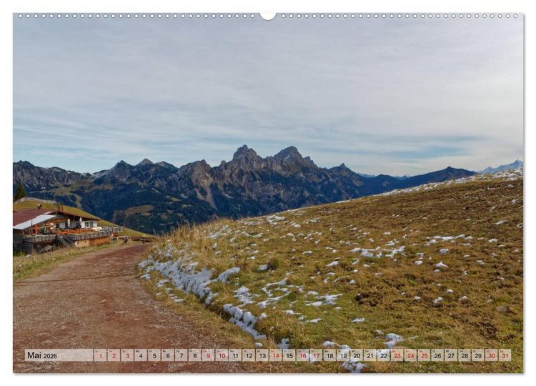 Produktbild: Herbst im Tannheimer Tal - Impressionen von Schattwald bis Nesselw&auml;ngle (Wandkalender 2026 DIN A2 quer), CALVENDO Monatskalender