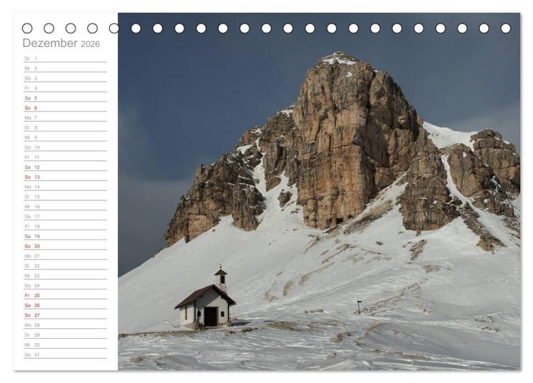Produktbild: Wundervolle Pl&auml;tze in S&uuml;dtirol (Tischkalender 2026 DIN A5 quer), CALVENDO Monatskalender
