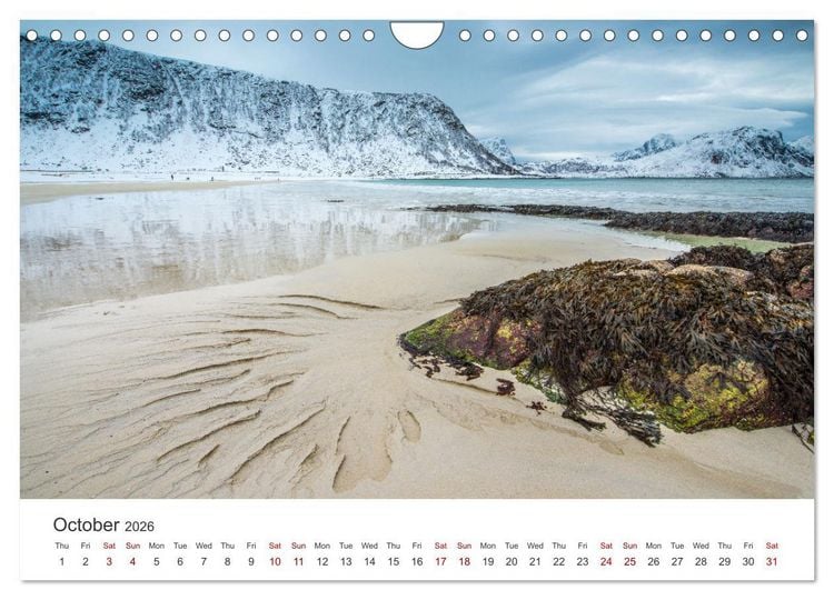 Produktbild: Lofoten Reflections in the water (Wall Calendar 2026 DIN A4 landscape), CALVENDO 12 Month Wall Calendar