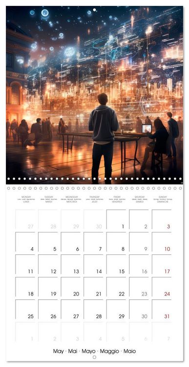 Produktbild: METAVERSE Real thrill (Wall Calendar 2026 12 &times; 12 Inch) CALVENDO 12 Month Wall Calendar