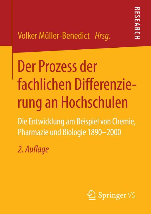 Produktbild: Der Prozess der fachlichen Differenzierung an Hochschulen