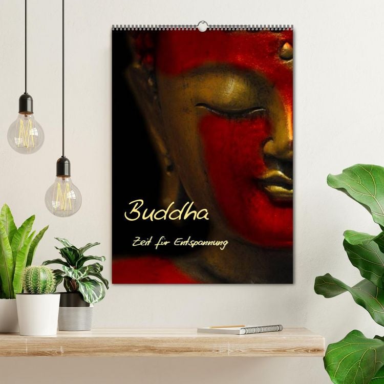 Produktbild: Buddha - Zeit f&uuml;r Entspannung (Wandkalender 2026 DIN A2 hoch), CALVENDO Monatskalender
