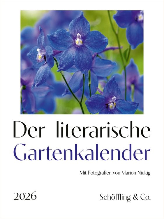 Produktbild: Der literarische Gartenkalender 2026