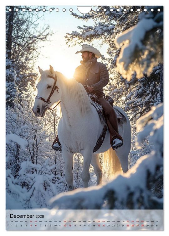Produktbild: Saddle and Soul (Wall Calendar 2026 DIN A4 portrait), CALVENDO 12 Month Wall Calendar