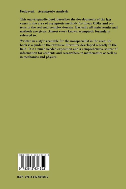 Produktbild: Asymptotic Analysis